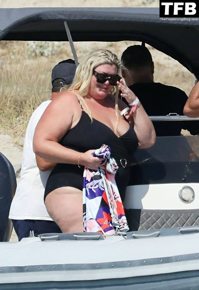 Gemma Collins Flashes Her Nude Boobs on the Greek Island of Mykonos - #71