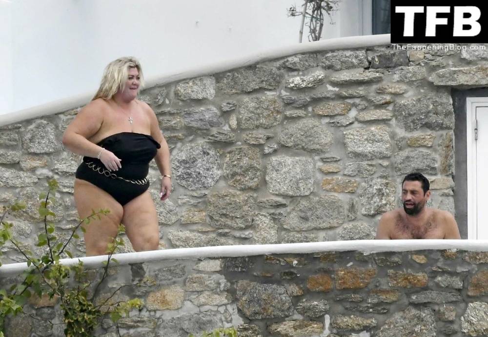 Gemma Collins Flashes Her Nude Boobs on the Greek Island of Mykonos - #62