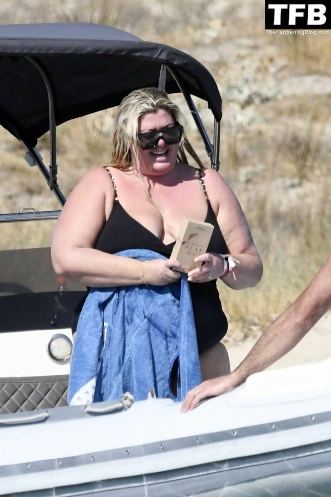Gemma Collins Flashes Her Nude Boobs on the Greek Island of Mykonos - #41