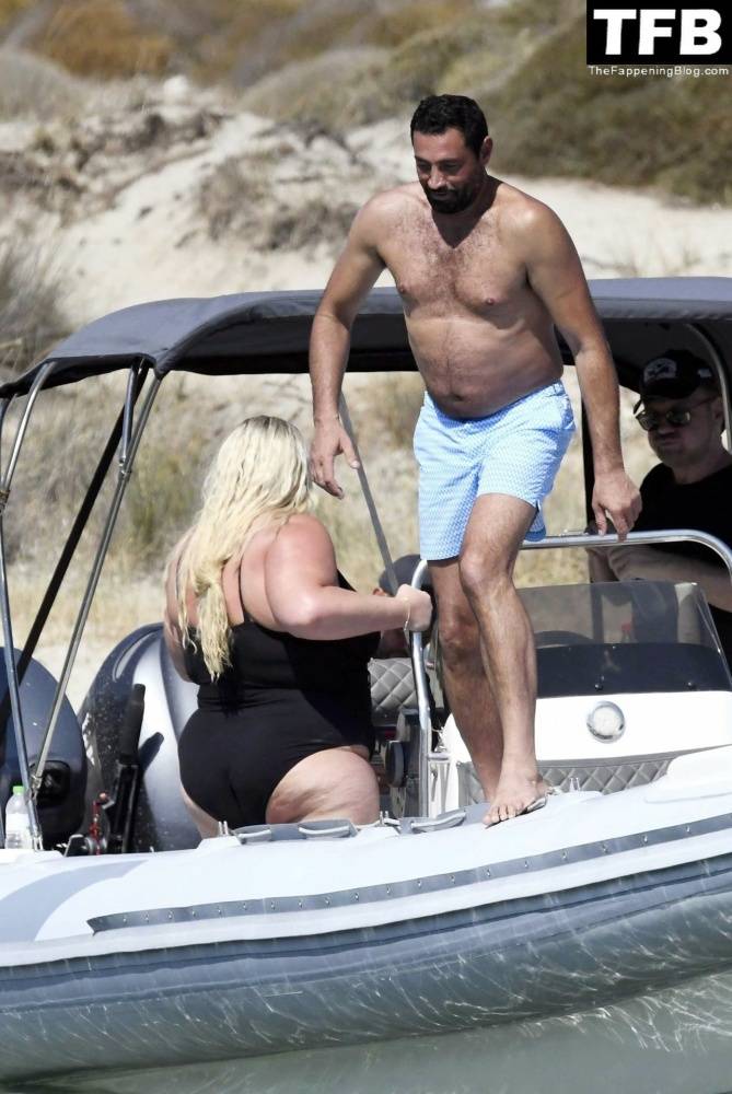 Gemma Collins Flashes Her Nude Boobs on the Greek Island of Mykonos - #22