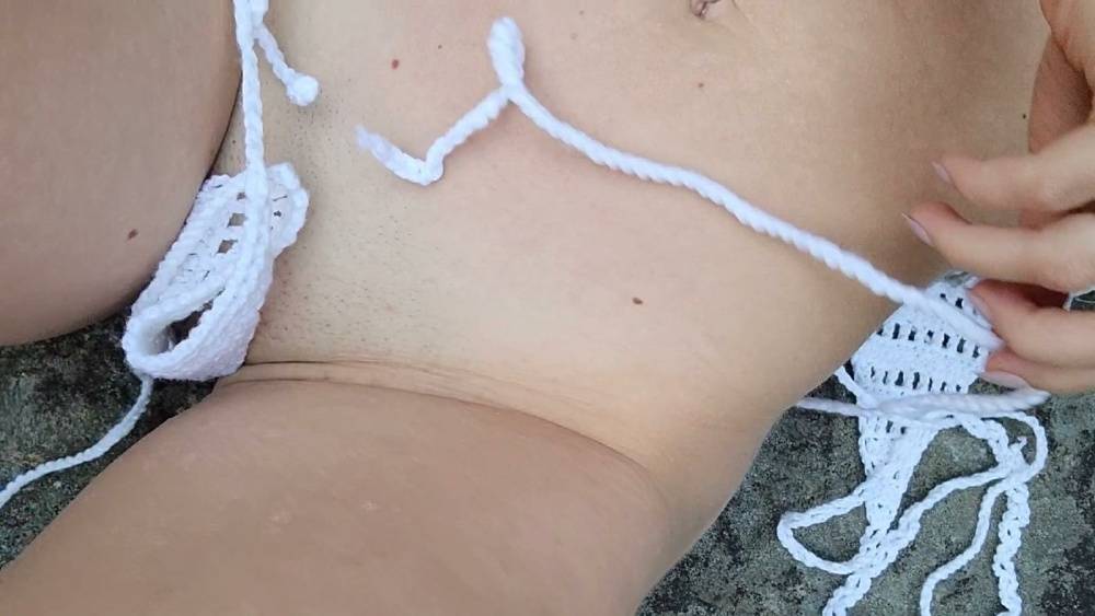 Abby Opel Nude Knitted Bikini Onlyfans Video Leaked - #2