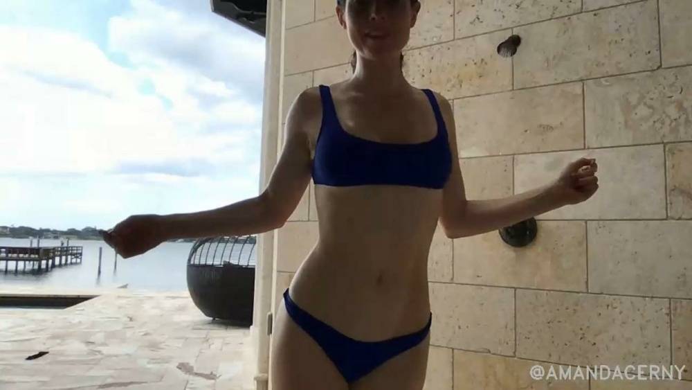 Amanda Cerny Bikini Ab Workout Livestream Video Leaked - #1
