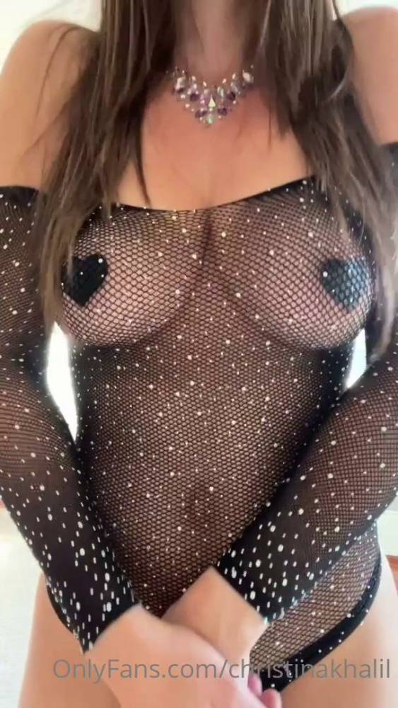 Christina Khalil See-Through Bodysuit Pasties Onlyfans Video Leaked - #4