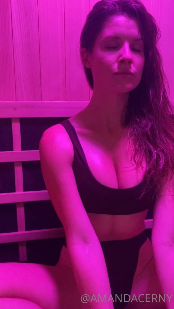 Amanda Cerny Bikini Sauna Stretching OnlyFans Video Leaked - #7