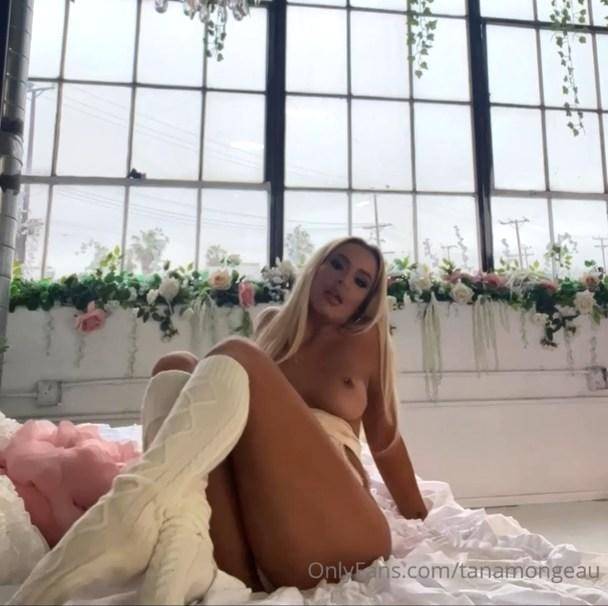 Tana Mongeau Nude Topless Tease Onlyfans Video Leaked - #6