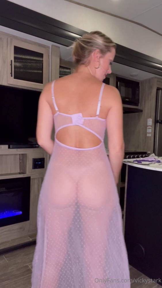 Vicky Stark Nude Sheer Nighty Try On Onlyfans Video Leaked - #11