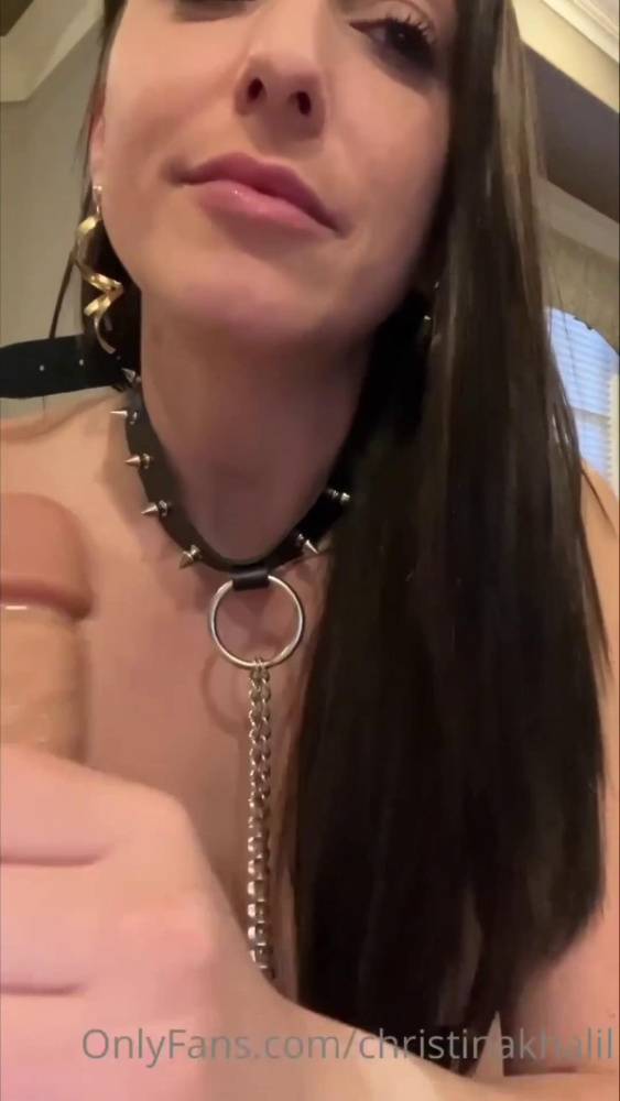 Christina Khalil Nipple Slip Dildo Deepthroat Onlyfans Video Leaked - #5