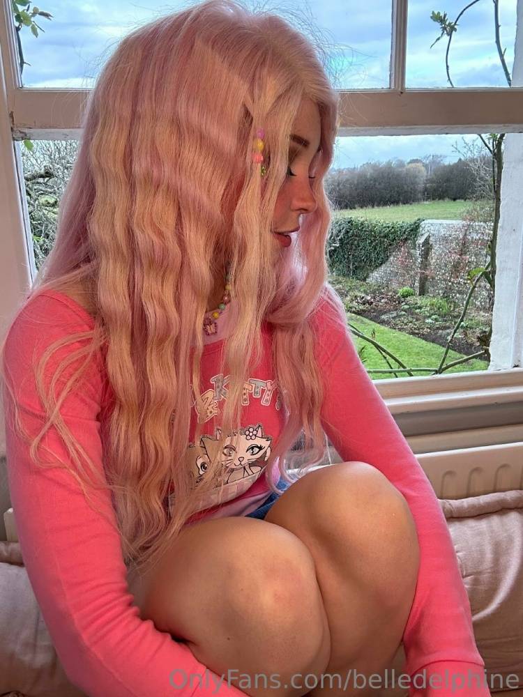 Belle Delphine Nude Cute In Pink Onlyfans Set Leaked - #28