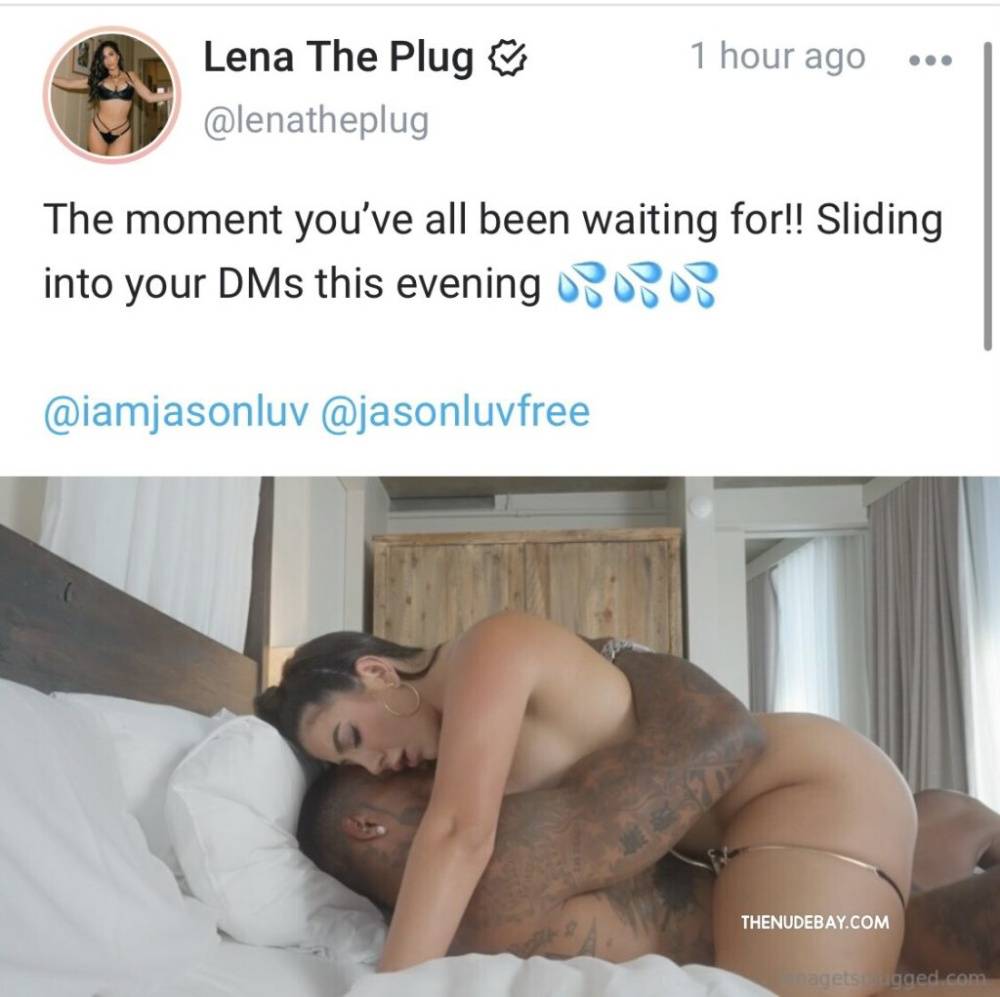 FULL VIDEO: Lena The Plug Nude Jason Luv BBC! NEW - #7