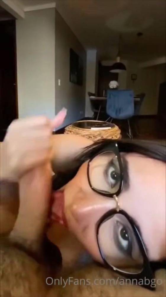 Annabgo Blowjob Nerd Role Play OnlyFans Video Leaked - #3