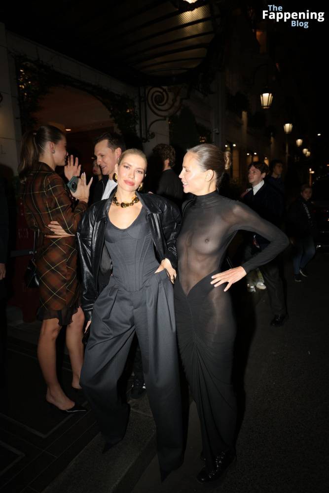 Natasha Poly Stuns With Her Nude Tits at Lila Moss’s Birthday Party at Le Bristol in Paris (40 Photos) - #25