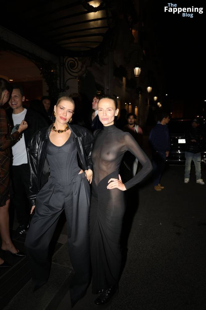 Natasha Poly Stuns With Her Nude Tits at Lila Moss’s Birthday Party at Le Bristol in Paris (40 Photos) - #29