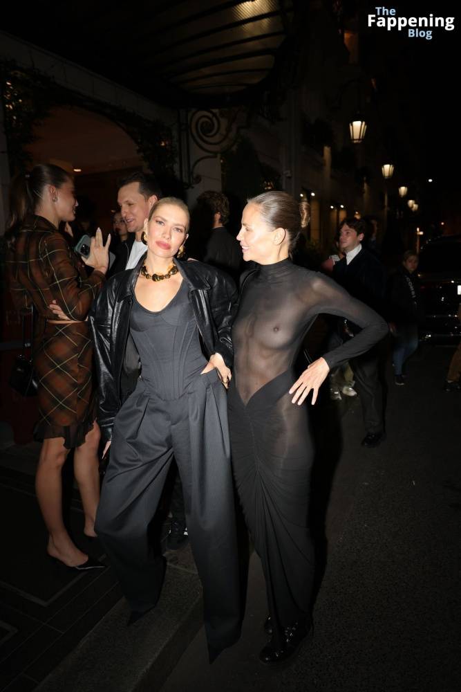 Natasha Poly Stuns With Her Nude Tits at Lila Moss’s Birthday Party at Le Bristol in Paris (40 Photos) - #2