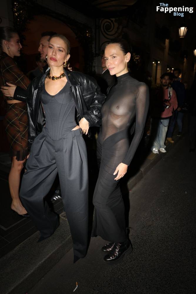 Natasha Poly Stuns With Her Nude Tits at Lila Moss’s Birthday Party at Le Bristol in Paris (40 Photos) - #9