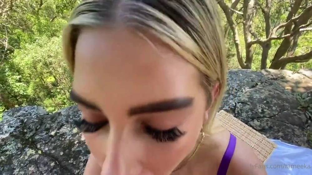 Tameeka Kerr Picnic Blowjob POV OnlyFans Video Leaked - #12