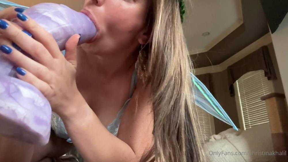 Christina Khalil Unicorn Dildo Blowjob Onlyfans Video Leaked - #6