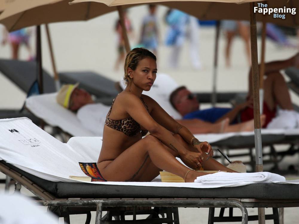 Karrueche Tran Shows Off Her Sexy Bikini Body on the Beach in Miami (87 Photos) - #7