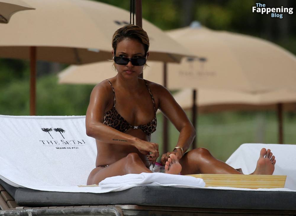 Karrueche Tran Shows Off Her Sexy Bikini Body on the Beach in Miami (87 Photos) - #12