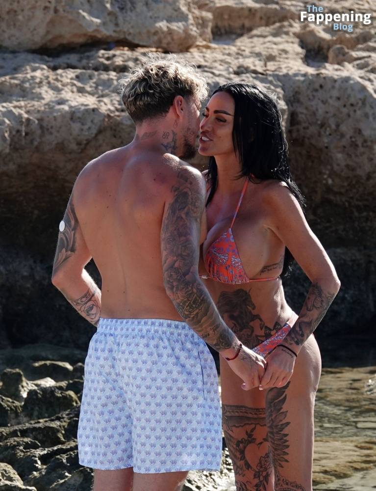 Katie Price Packs on the PDA During a Romantic Walk with JJ Slater Out in Cyprus (61 Photos) - #1