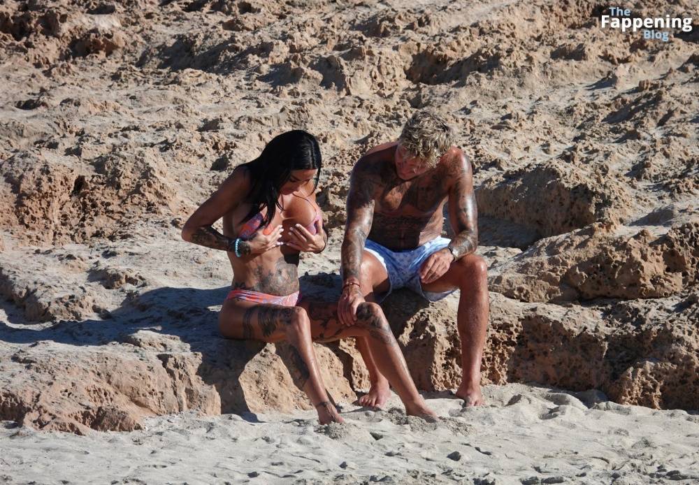 Katie Price Packs on the PDA During a Romantic Walk with JJ Slater Out in Cyprus (61 Photos) - #15