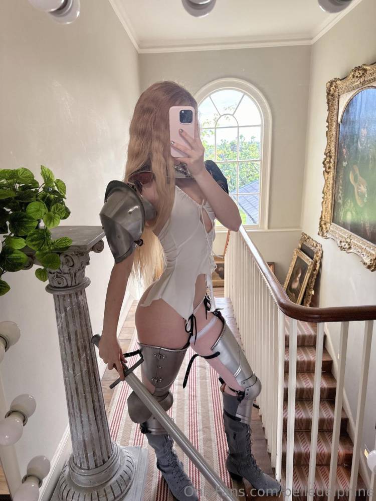 Belle Delphine Sexy Elf Warrior Cosplay Onlyfans Set Leaked - #30