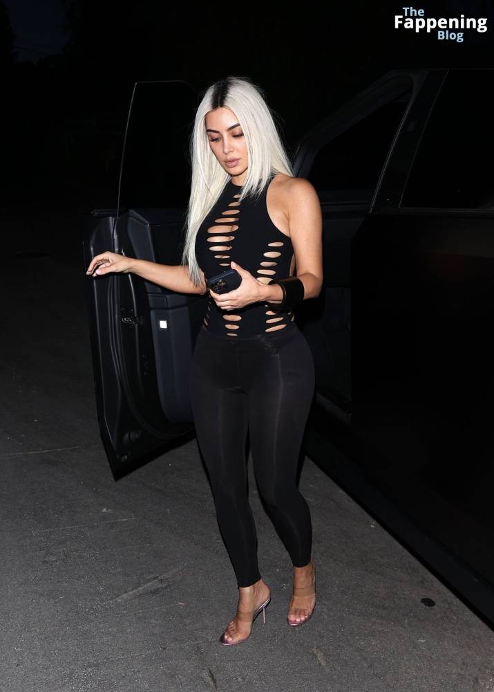 Kim Kardashian Looks Stunning in Black in Beverly Hills (14 Photos) - #12