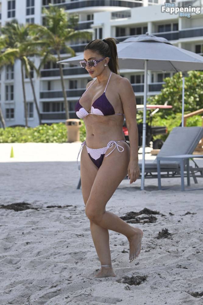 Larsa Pippen Looks Incredible as She Wears a Purple String Bikini on Miami Beach (24 Photos) - #2