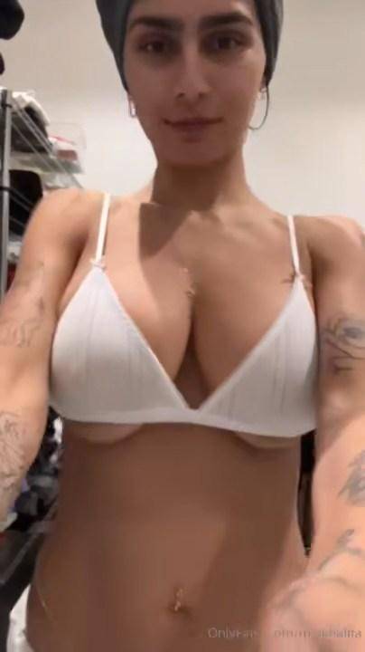 Mia Khalifa Nude Lingerie Try-On OnlyFans Video Leaked - #8