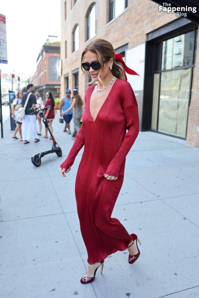 Rita Ora Goes Braless in a Red Dress in NYC (34 Photos) - #30