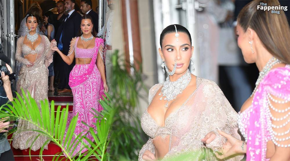 Kim Kardashian & Khloe Kardashian Look Sexy at Anant Ambani’s Wedding (22 Photos) - #21