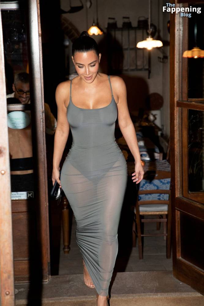 Kim Kardashian Shows Off Her Assets in a Sheer Dress (14 Photos) - #10