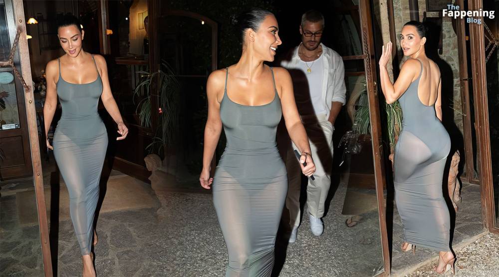 Kim Kardashian Shows Off Her Assets in a Sheer Dress (14 Photos) - #13