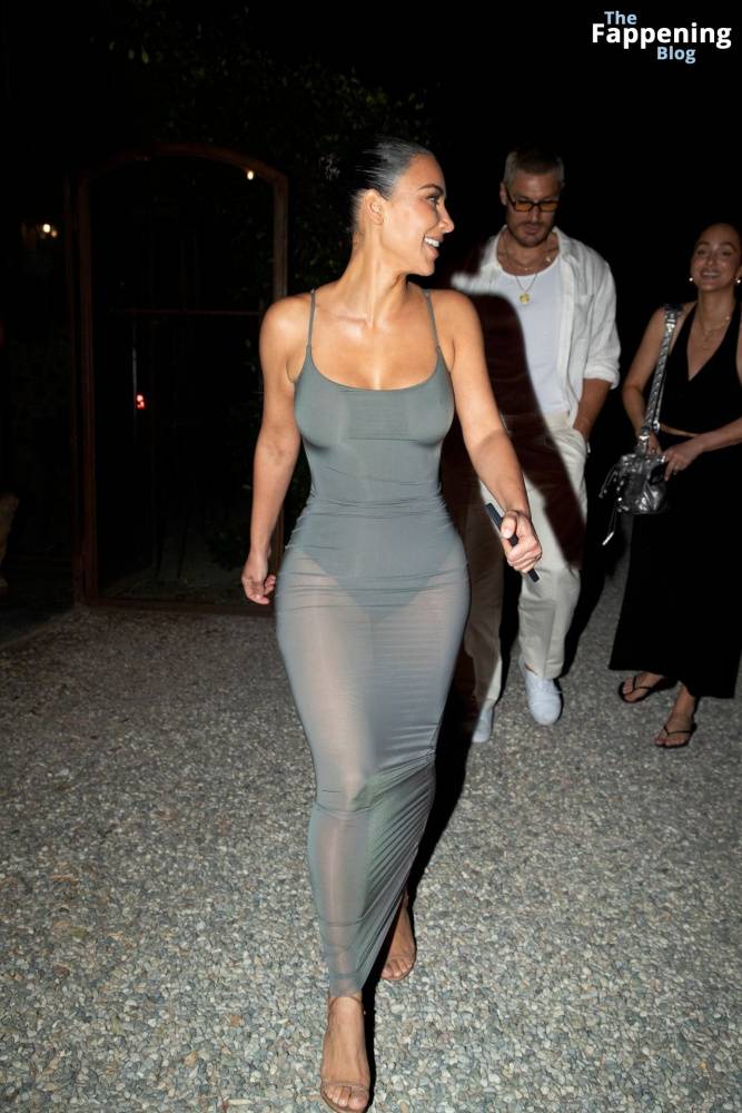 Kim Kardashian Shows Off Her Assets in a Sheer Dress (14 Photos) - #2