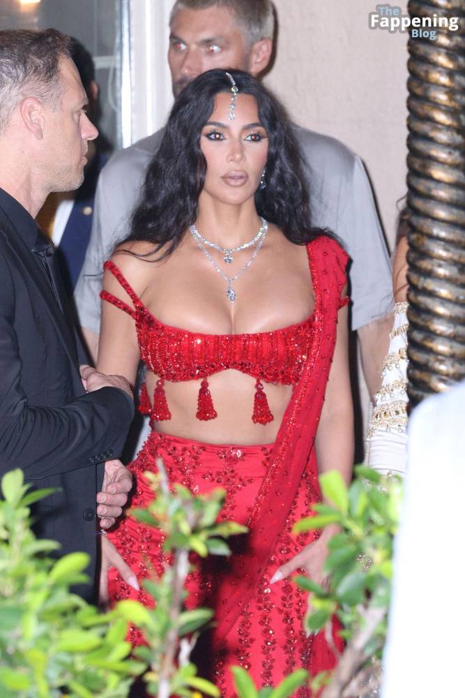 Kim Kardashian Stuns in Red for Anant Ambani’s Wedding (40 Photos) - #26