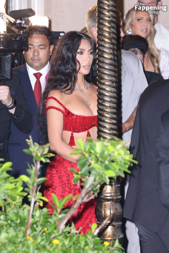 Kim Kardashian Stuns in Red for Anant Ambani’s Wedding (40 Photos) - #17