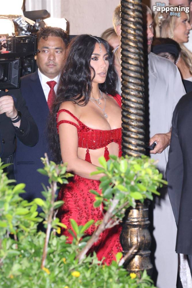 Kim Kardashian Stuns in Red for Anant Ambani’s Wedding (40 Photos) - #15