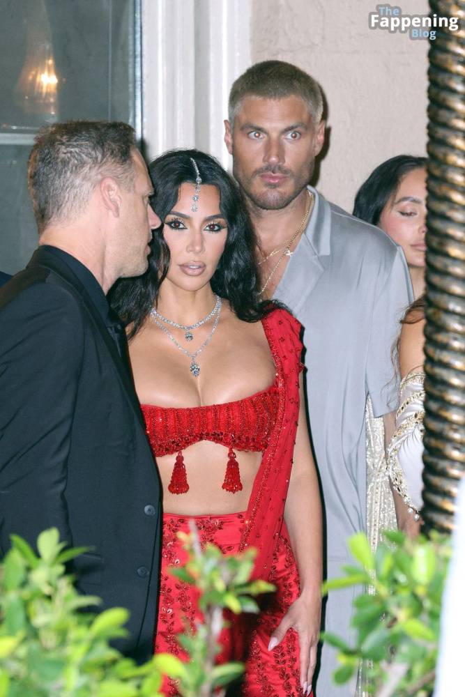 Kim Kardashian Stuns in Red for Anant Ambani’s Wedding (40 Photos) - #24