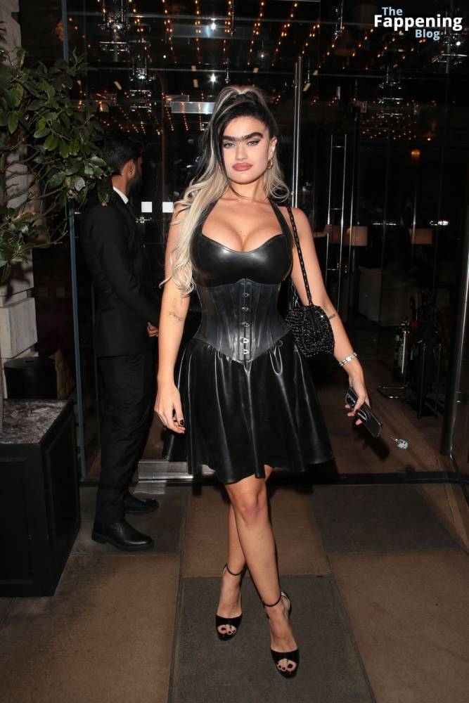 Sophia Hadjipanteli Looks Sexy as She Attends a Party Hosted by The Fashion Awards (9 Photos) - #6