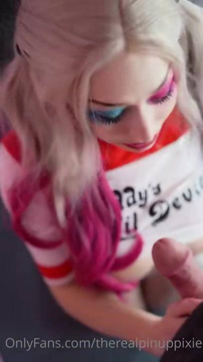 Pinup Pixie Harley Quinn Cosplay OnlyFans Video Leaked - #7