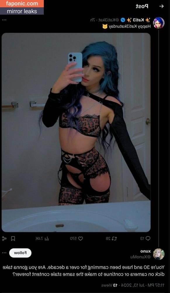 Kati3Kat aka Kati3katMFC aka blu3kitten aka kati3_kat Nude Leaks OnlyFans - #2