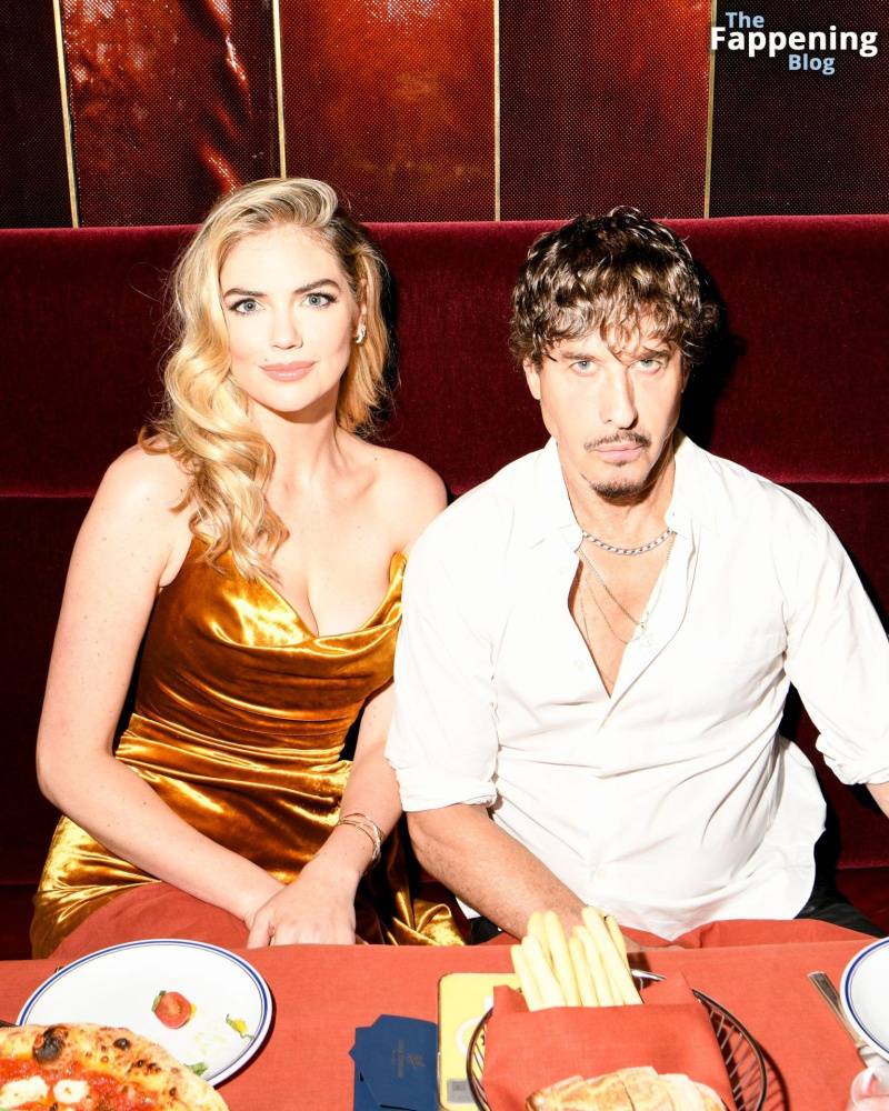 Kate Upton Looks Sexy in a Gold Dress at the V Magazine Dinner in NYC (14 Photos) - #11