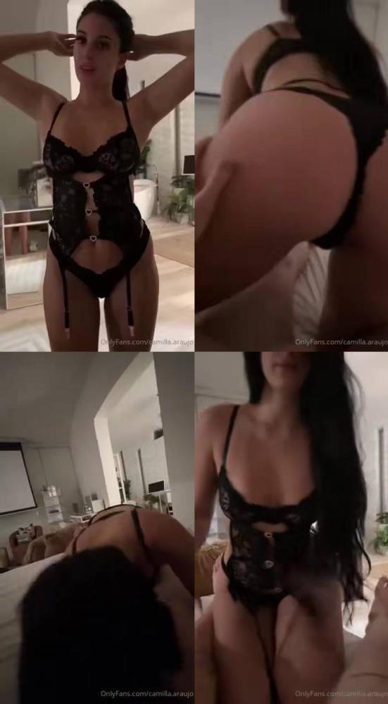 Camilla Araujo Lingerie POV Blowjob OnlyFans Video Leaked - #1