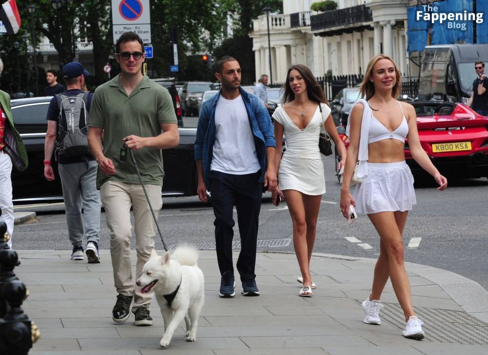 Kimberley Garner Looks Sexy in a White Outfit While Out with Friends in Chelsea (30 Photos) - #12