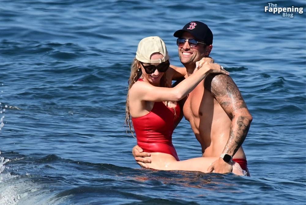 Katie McGlynn Stuns in a Red Bikini as She Hits the Beach in Greece with Ricky Raymen (32 Photos) - #2