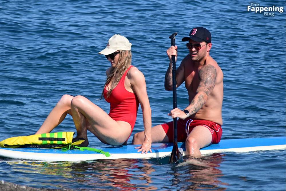 Katie McGlynn Stuns in a Red Bikini as She Hits the Beach in Greece with Ricky Raymen (32 Photos) - #19