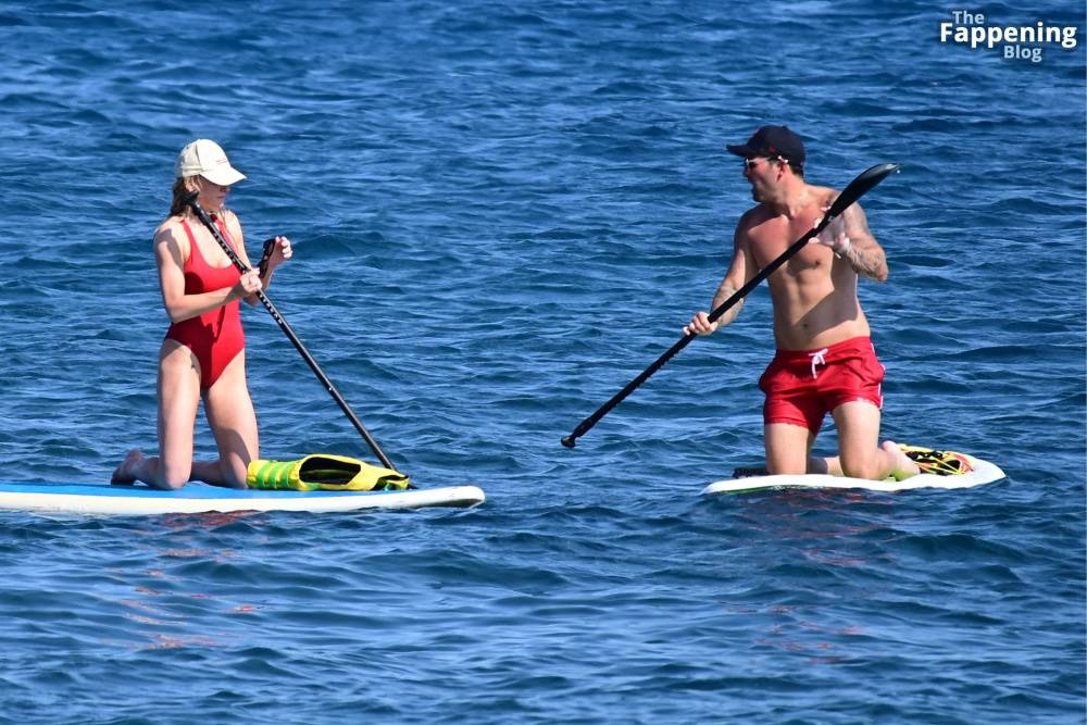 Katie McGlynn Stuns in a Red Bikini as She Hits the Beach in Greece with Ricky Raymen (32 Photos) - #14