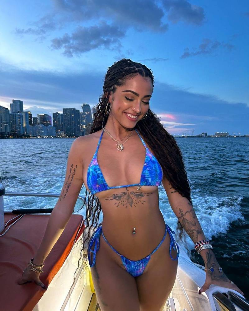 Malu Trevejo Sexy Bikini Boat Onlyfans Set Leaked - #5