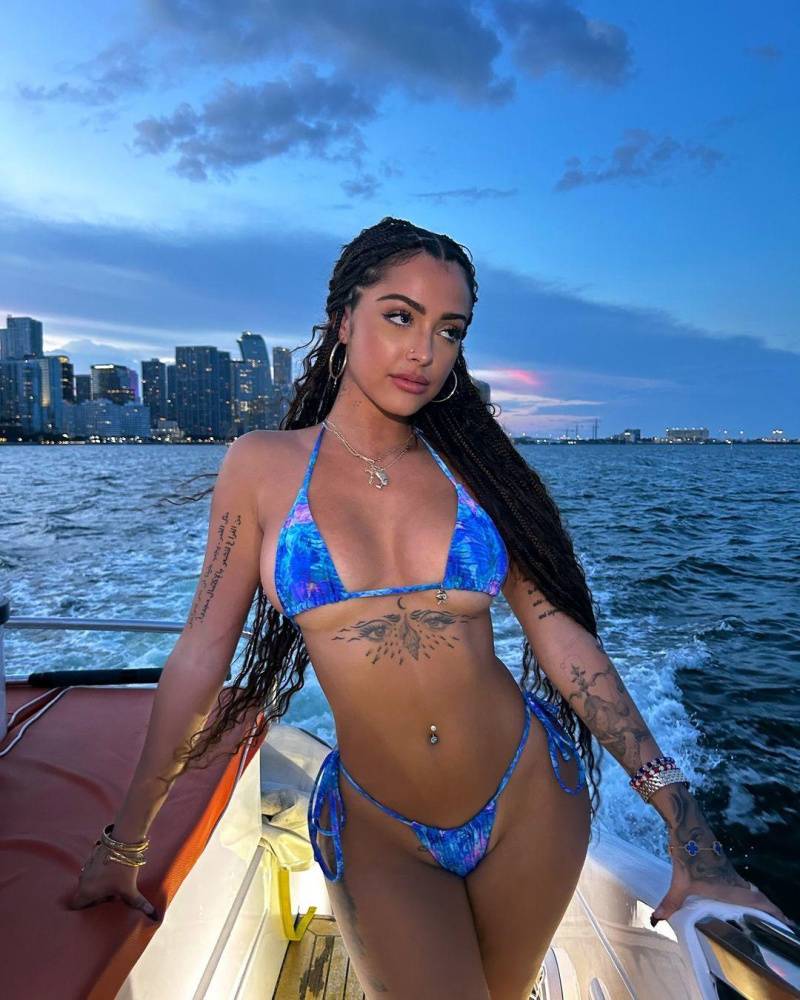 Malu Trevejo Sexy Bikini Boat Onlyfans Set Leaked - #3