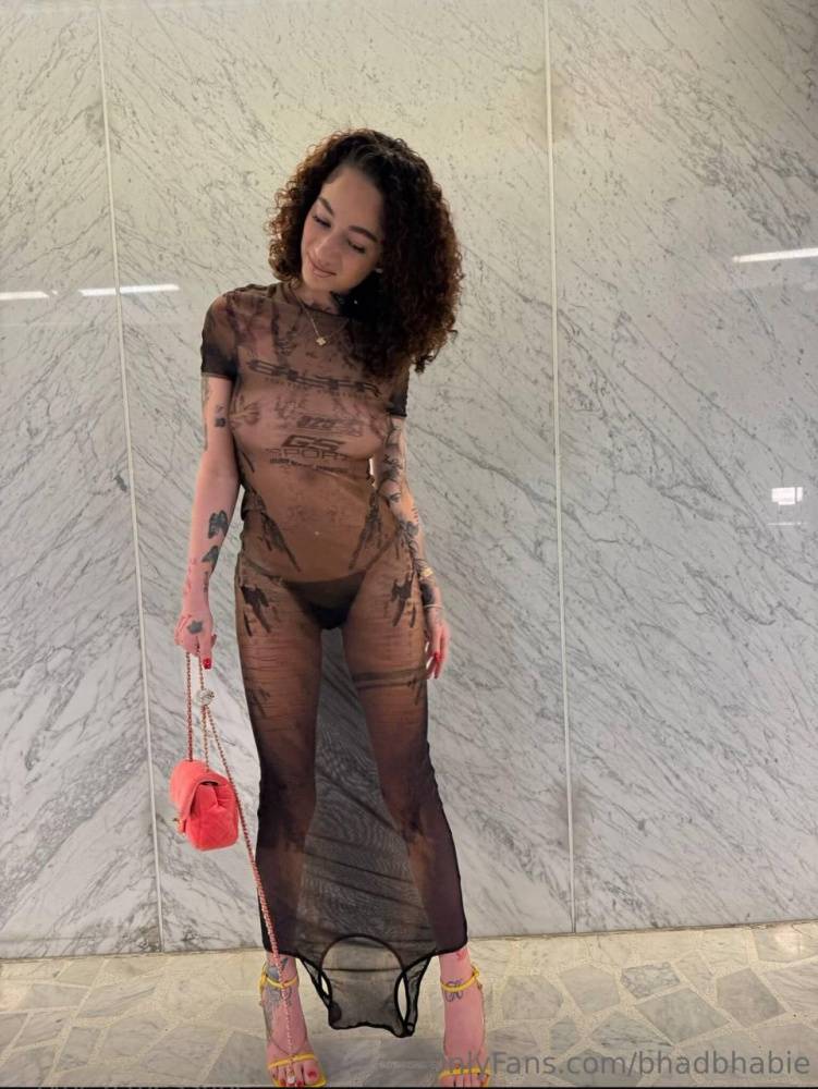 Bhad Bhabie Nude Sheer Topless Dress Onlyfans Set Leaked - #6