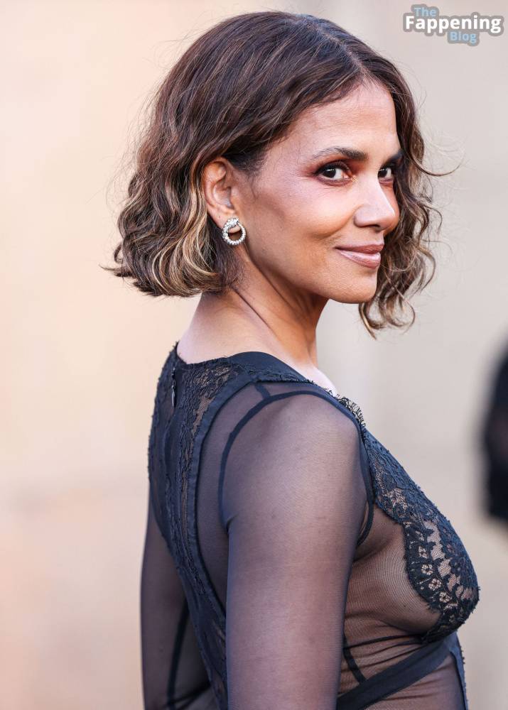 Halle Berry Looks Hot in a See-Through Lace Dress at the Premiere of “The Union” in LA (150 Photos) - #6